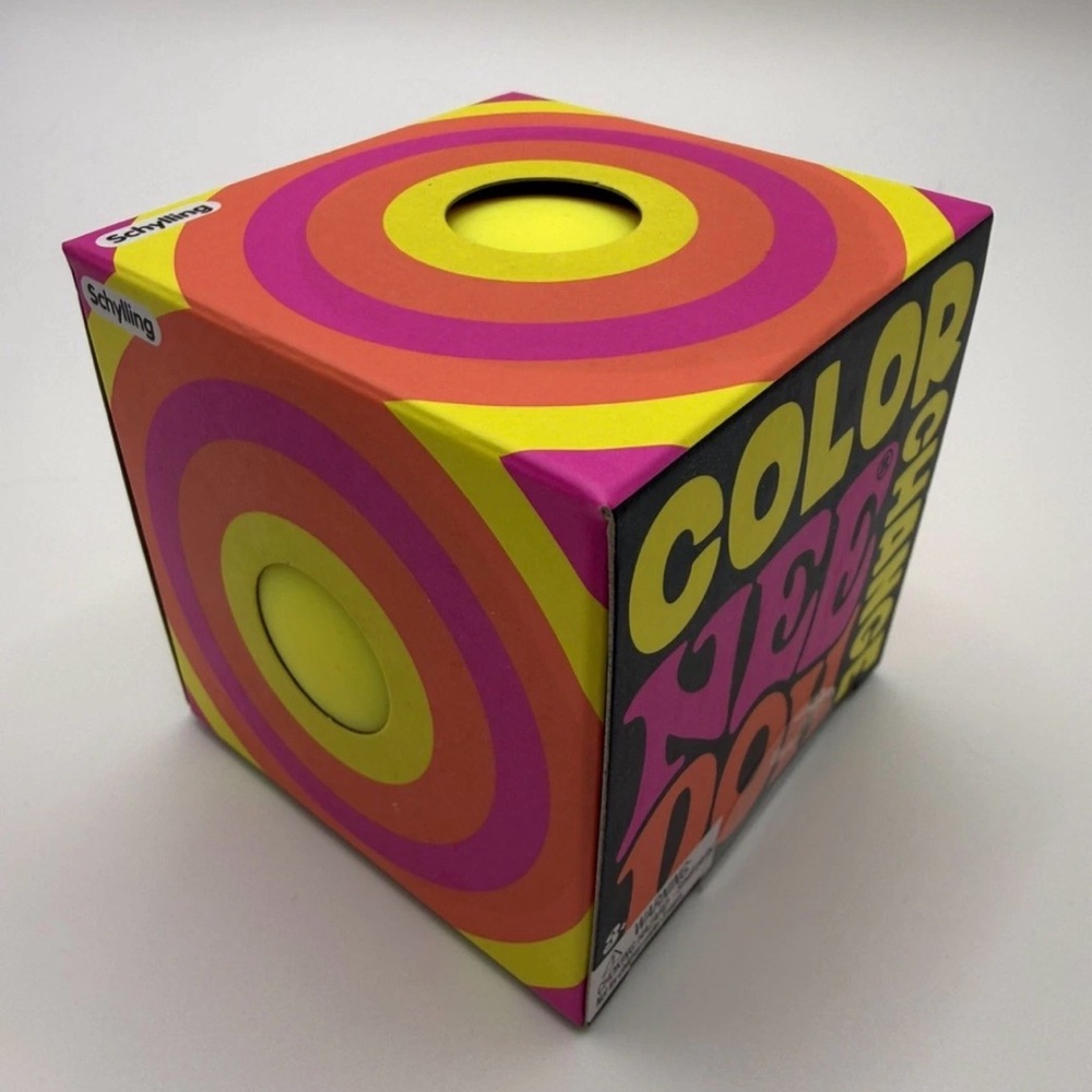 Viral Nee doh color-changing stress ball fidget toy yellow